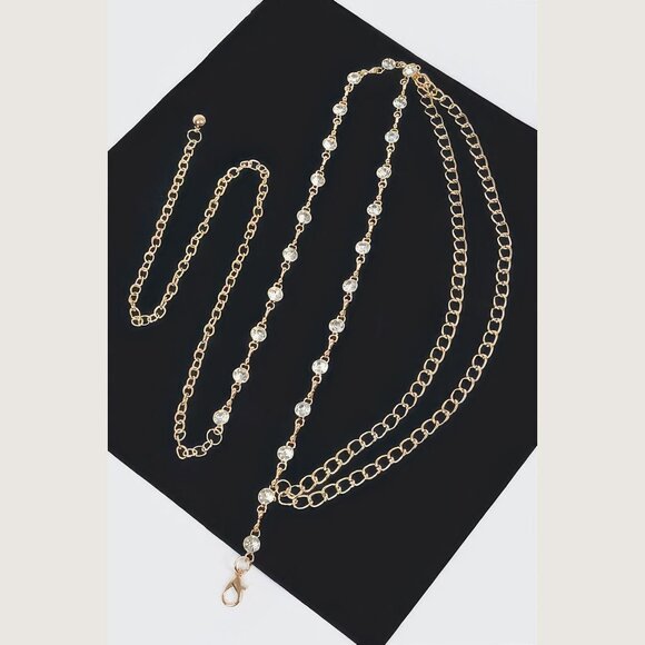 Stone Chain Layered Belt - Picture 4 of 4